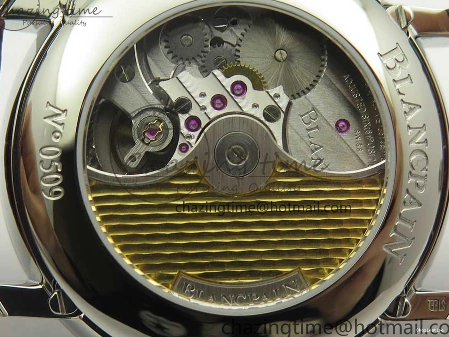 0712 Upgraded Villeret Quantième Complet 8 Jours SS Complicated Function OMF 1:1 Best Edition White Dial on Brown Leather Strap A 7983